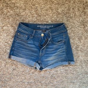 American Eagle Hi Rise Jean Shorts